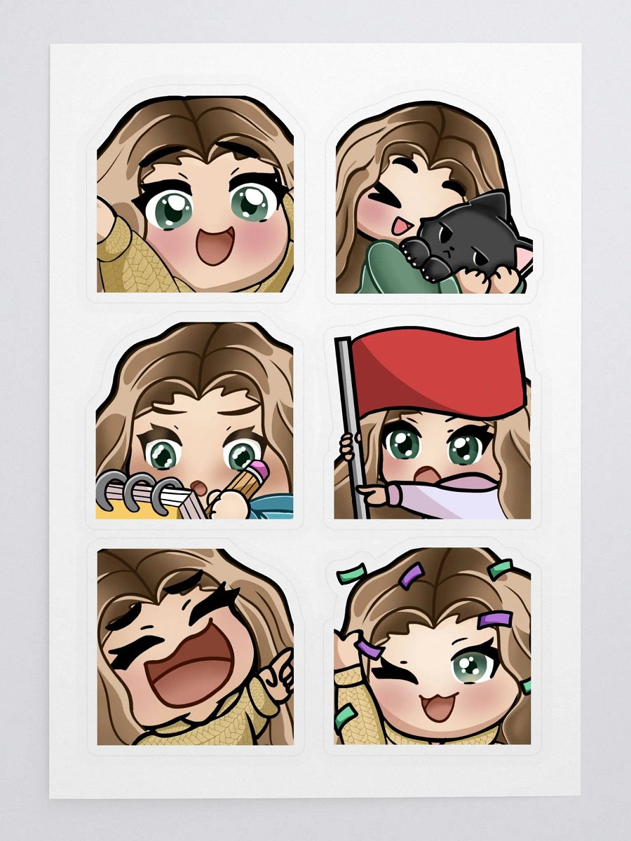 Emote Sticker Sheet product image (3)