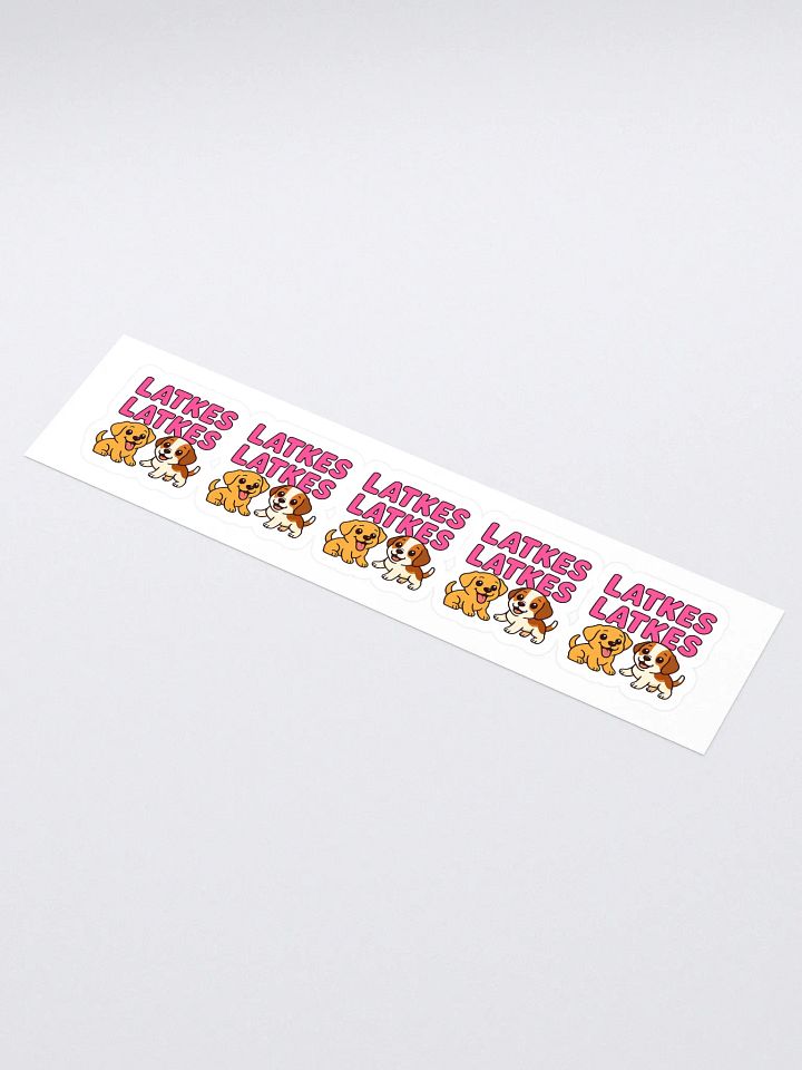 Latkes Latkes Kiss Cut Stickers (Set of 5) product image (1)