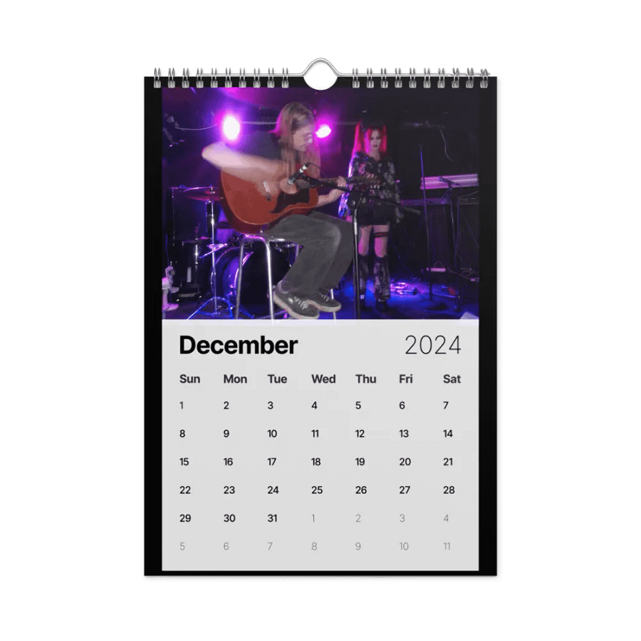 Weak Of Wanting Band 2024 Calendar product image (6)