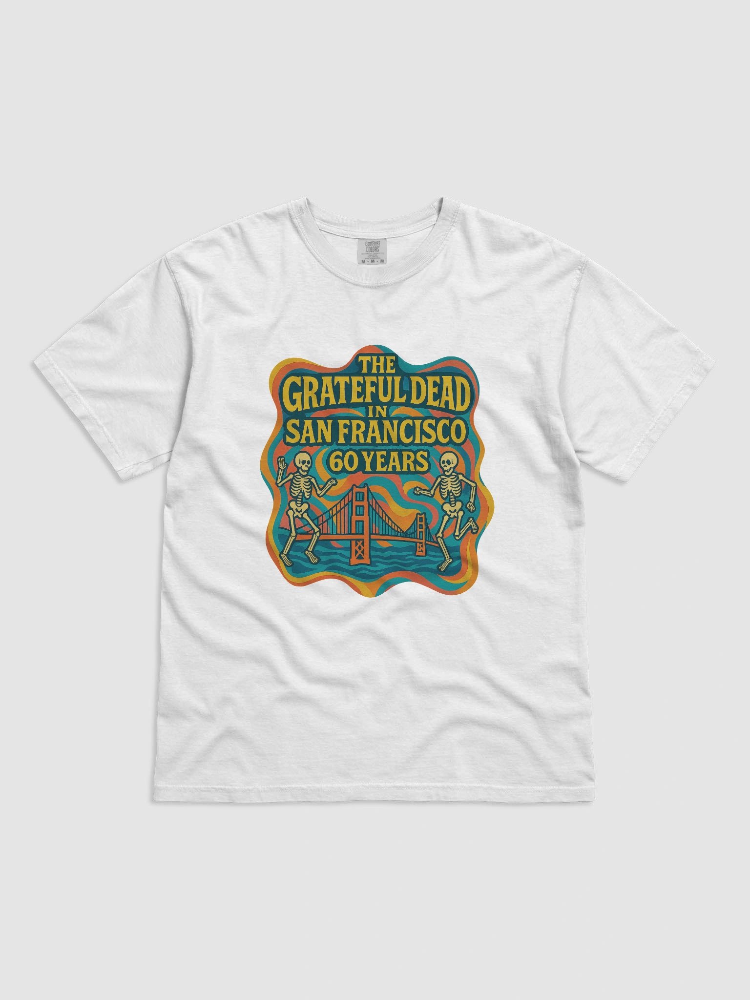 Grateful Dead 60 in S.F. Skeleton Dance T-Shirt product image (5)
