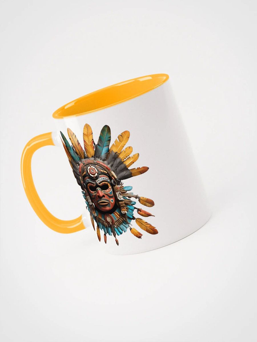 20 Ocelotl Cipactli Aztec Mask Mug product image (32)