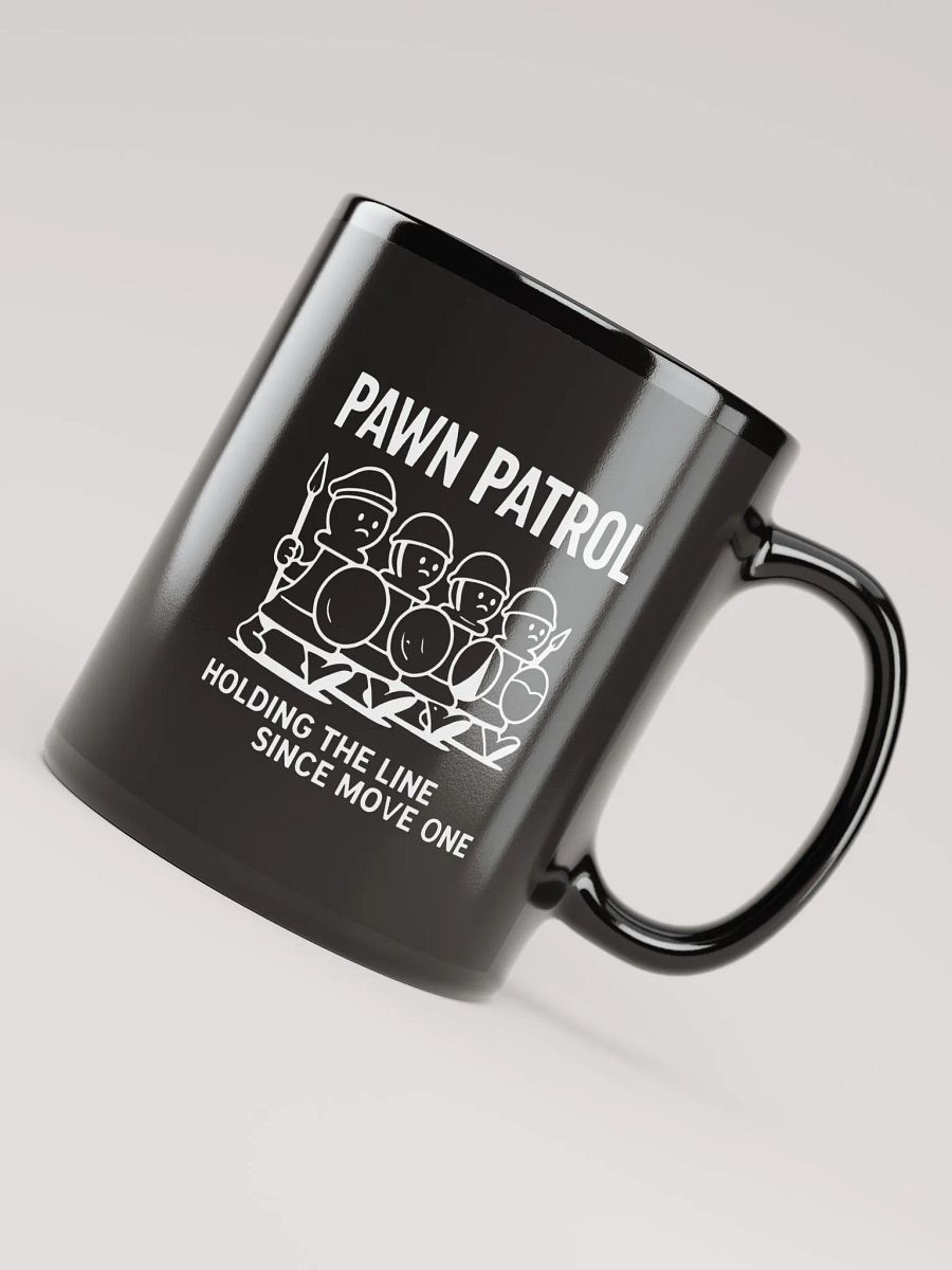 Pawn Patrol - Black Glossy Mug product image (4)