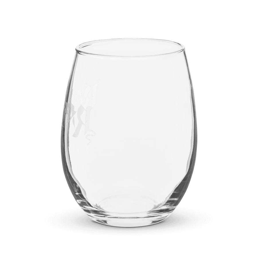 RafaZafar Logotext Stemless Wineglass (white) product image (3)