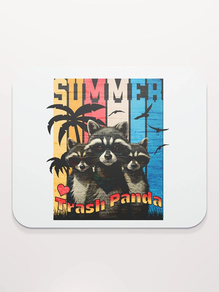 Summer Trash Panda Mouse Pad product image (2)