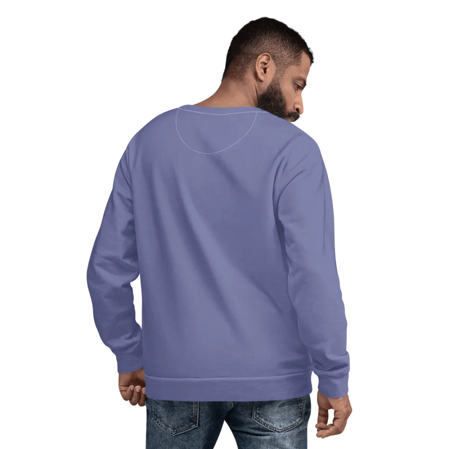Plain Purple Soft Summer Unisex Recycled Polyester Heavyweight Premium Sweatshirt by Treasure Pie product image (10)