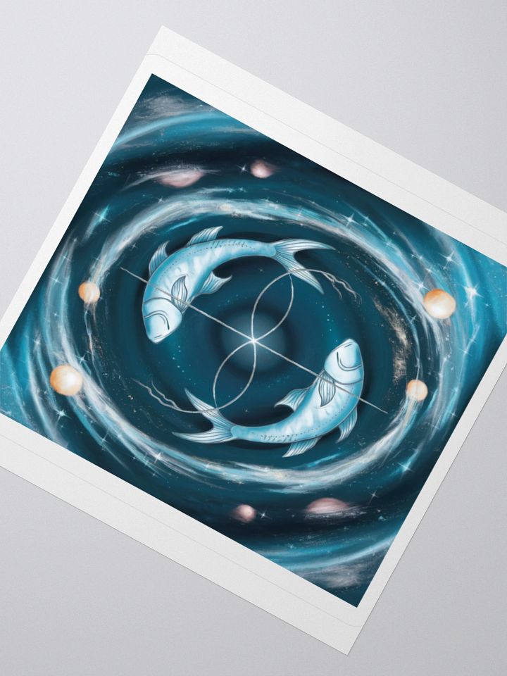 Cosmic Pisces Fish Vinyl Sticker - Perfect for Laptops and Water Bottles! product image (4)