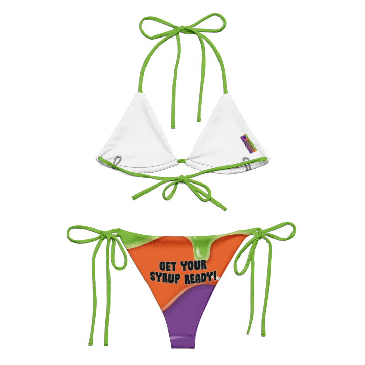 Waffle Time Drippy String Bikini product image (1)