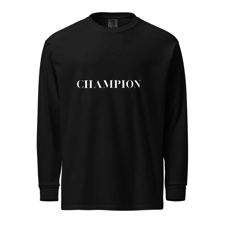 Champion comfort unisex heavyweight Long sleeve shirt product image (1)