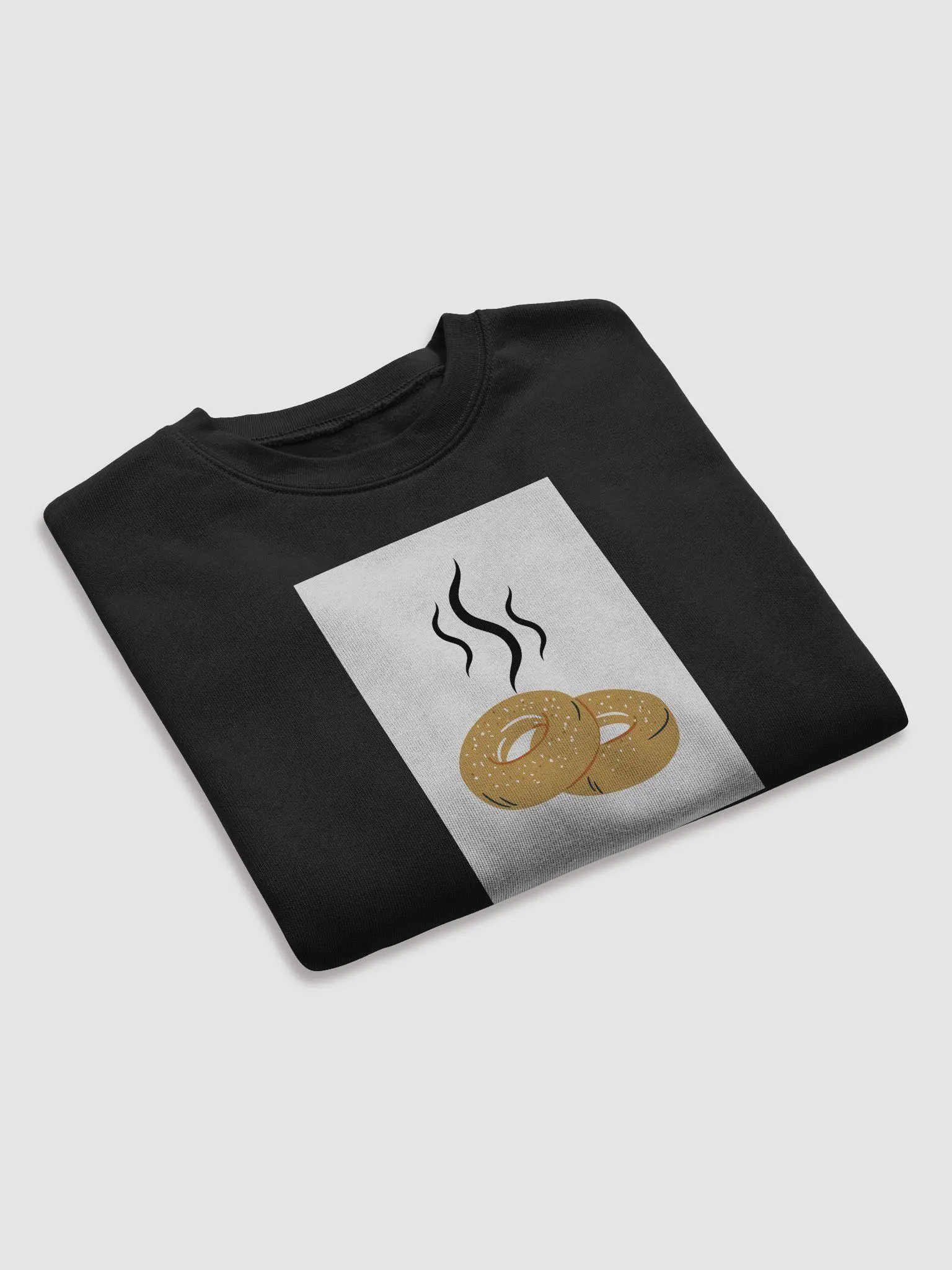 Roasted Bagel Cropped Hoodie! product image (7)