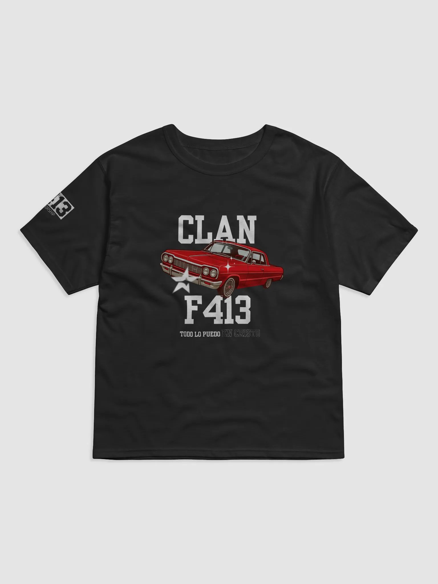 CLAN F413 by Elias Worship: Playera exclusiva con Estampado Vibrante product image (1)