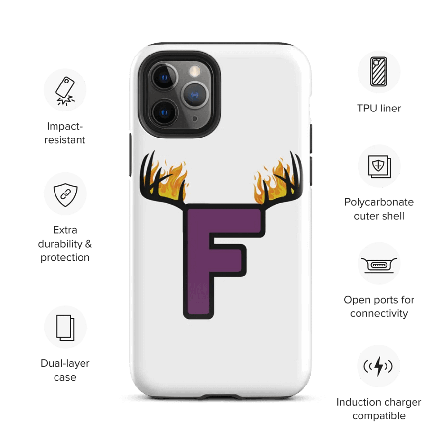 Fiery iPhone Hard Back Phone Case product image (4)