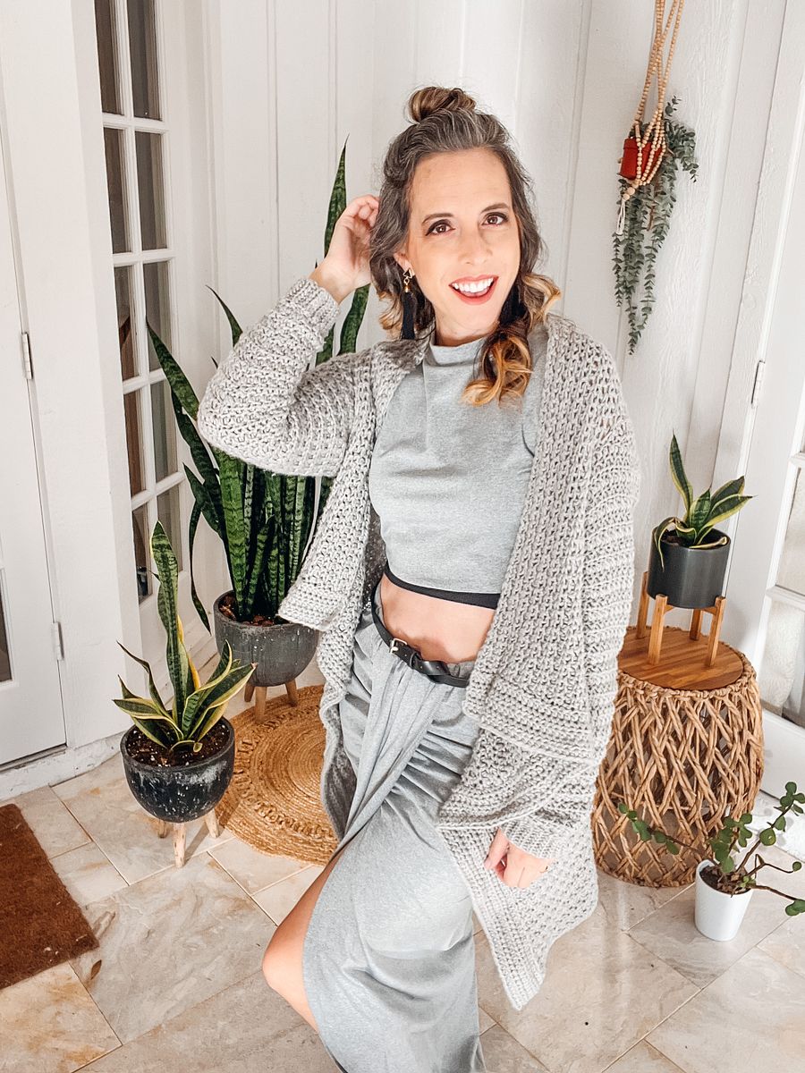 Snuggle Puff Crochet Cardigan Pattern product image (3)