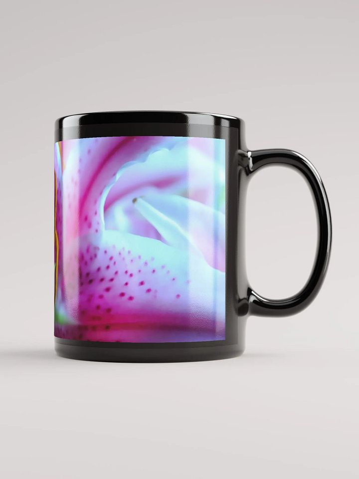 Flowers 32 Black Coffee Mug product image (2)