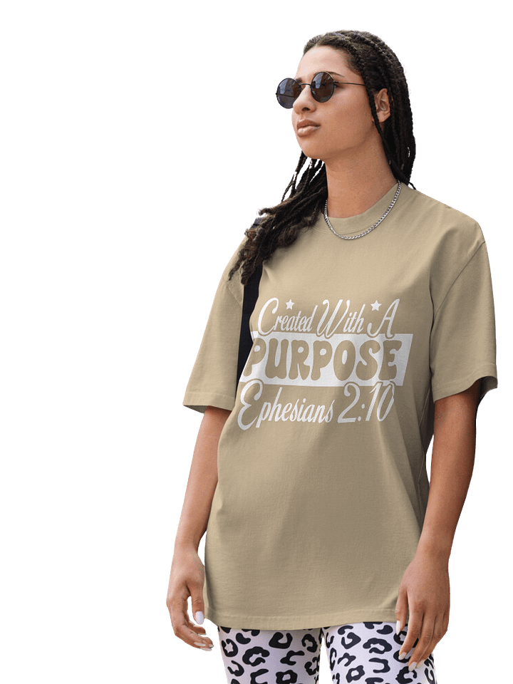 Created with a Purpose Oversized Tee product image (1)