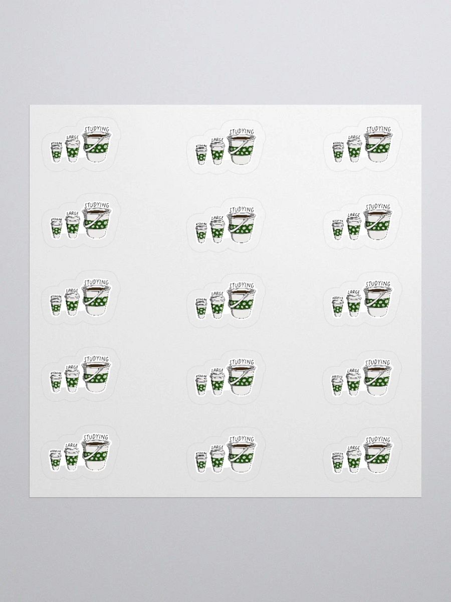 Coffee Study Sticker (SMALL Sheet) product image (1)
