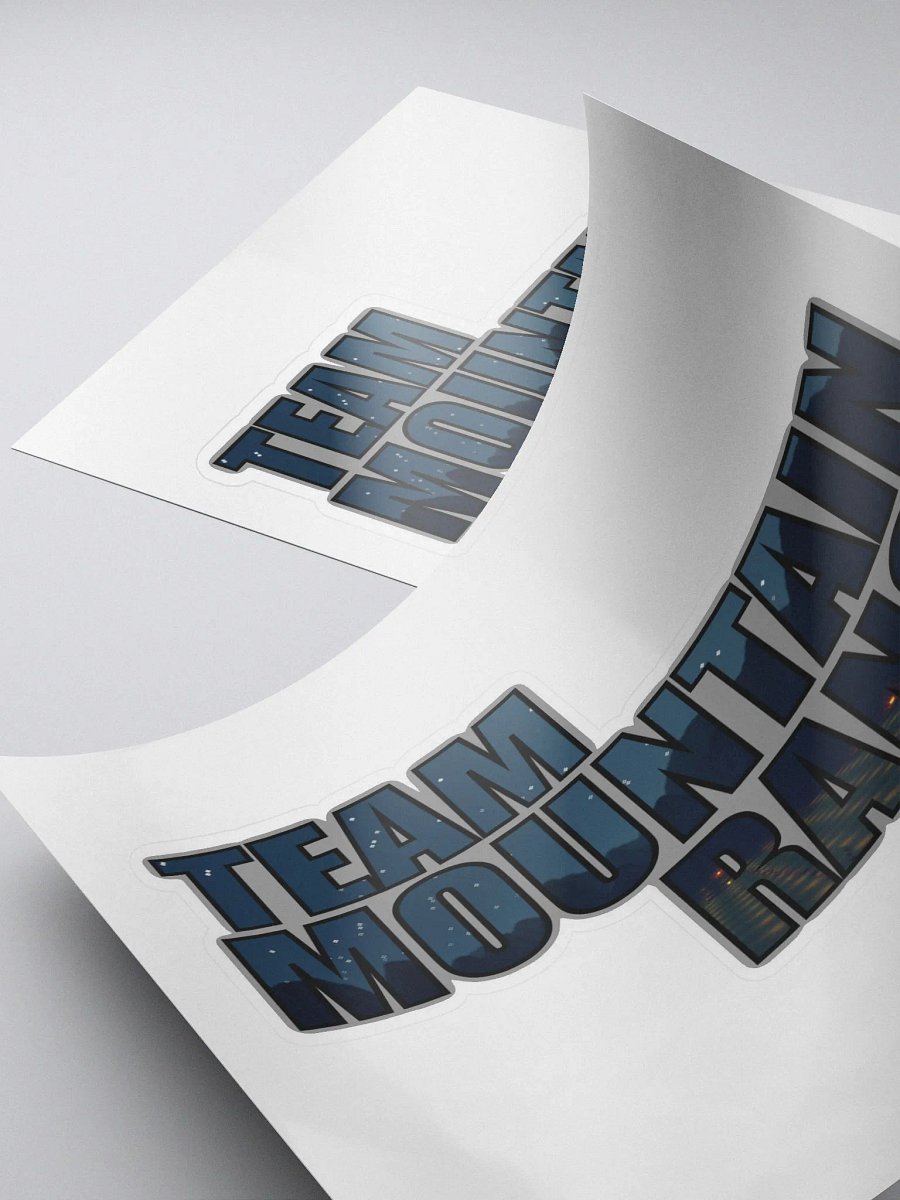 Team Mountain Range Sticker product image (4)
