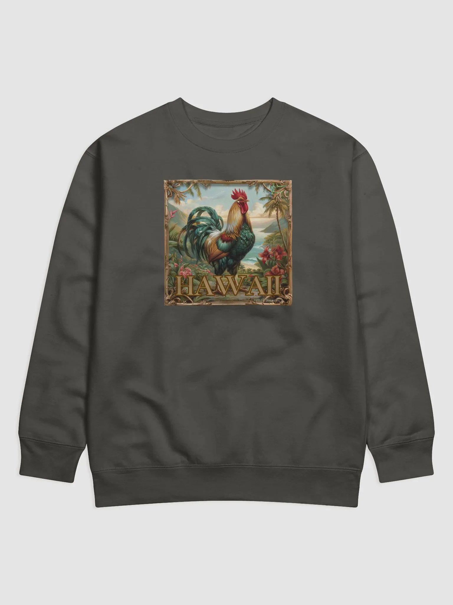 Jimee Vic’s Beach Rooster Crewneck Sweatshirt product image (2)