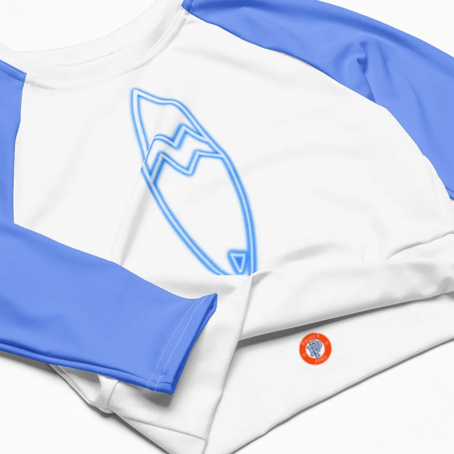 Neon Board Cropped Rash Guard product image (6)