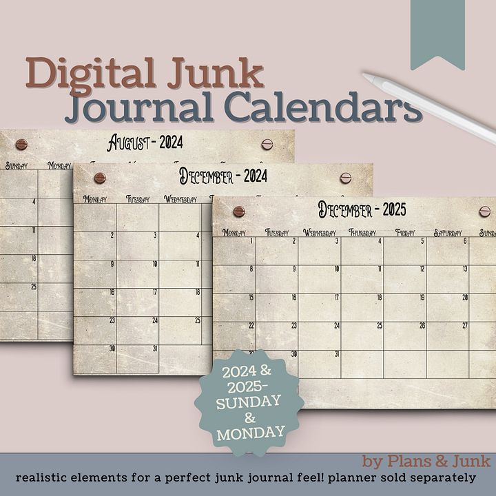2024 & 2025 Digital Calendars product image (1)