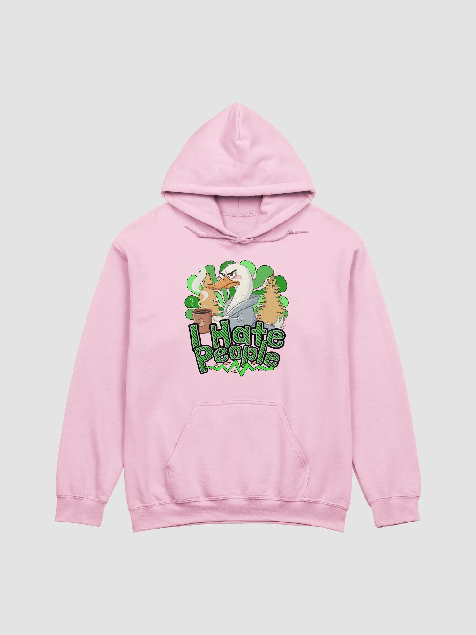 I Hate People Goose Quirky Coffee Lover Hoodie product image (28)