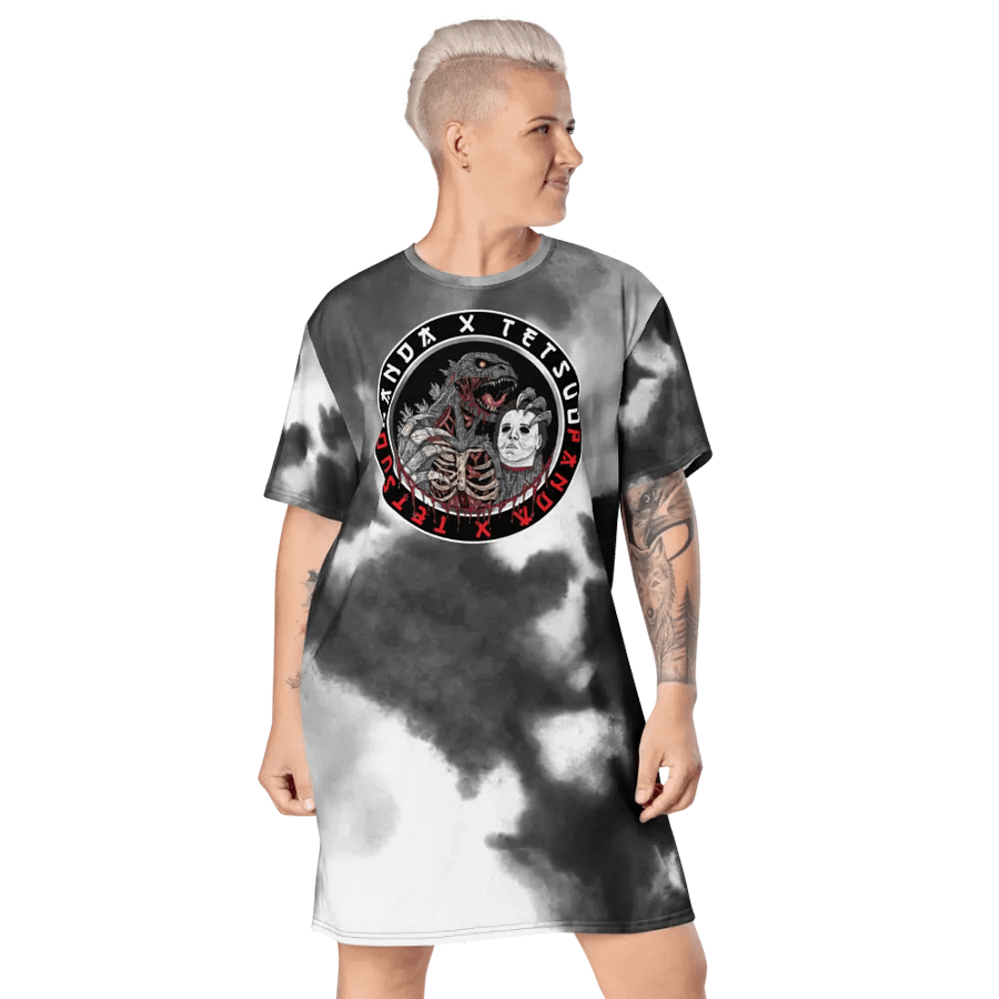 God of Carnage T-Shirt Dress (Northern Lotus Design) product image (6)