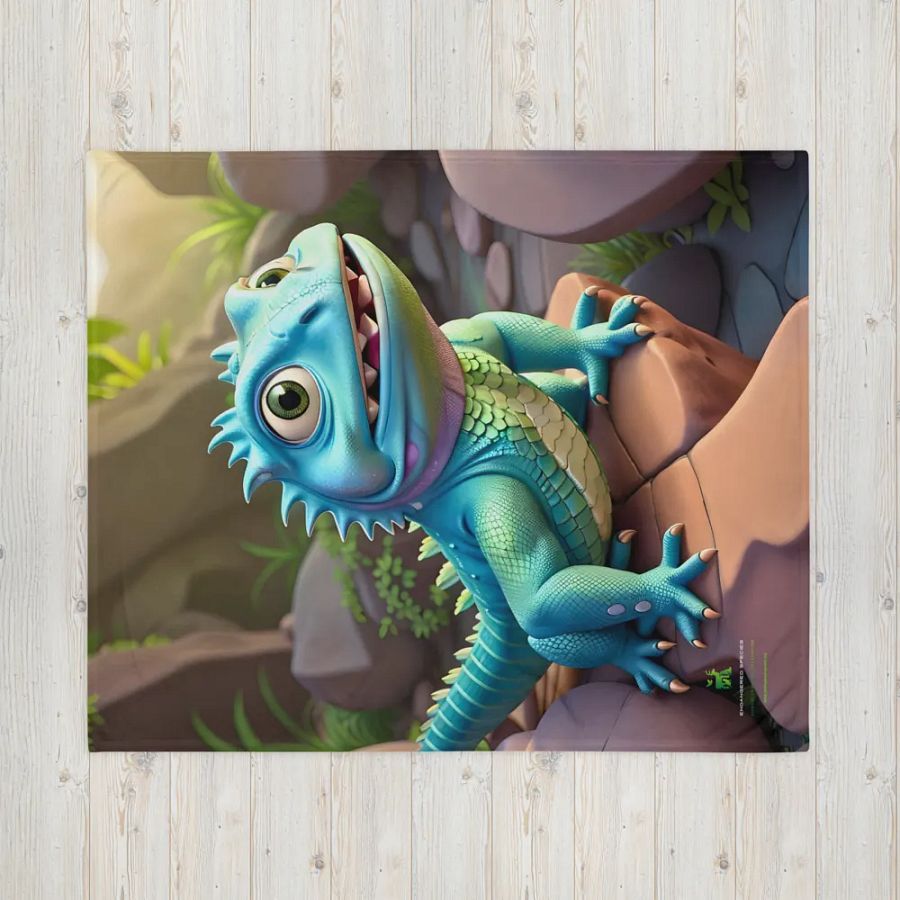 Endangered Species - Mexico - Rock Iguana Throw Blanket product image (2)