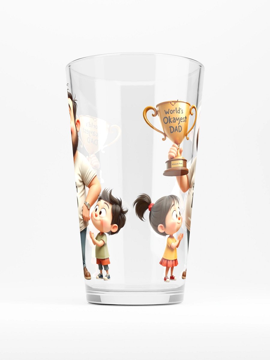 World’s Okayest Dad – Funny Cartoon Father’s Day Design product image (1)