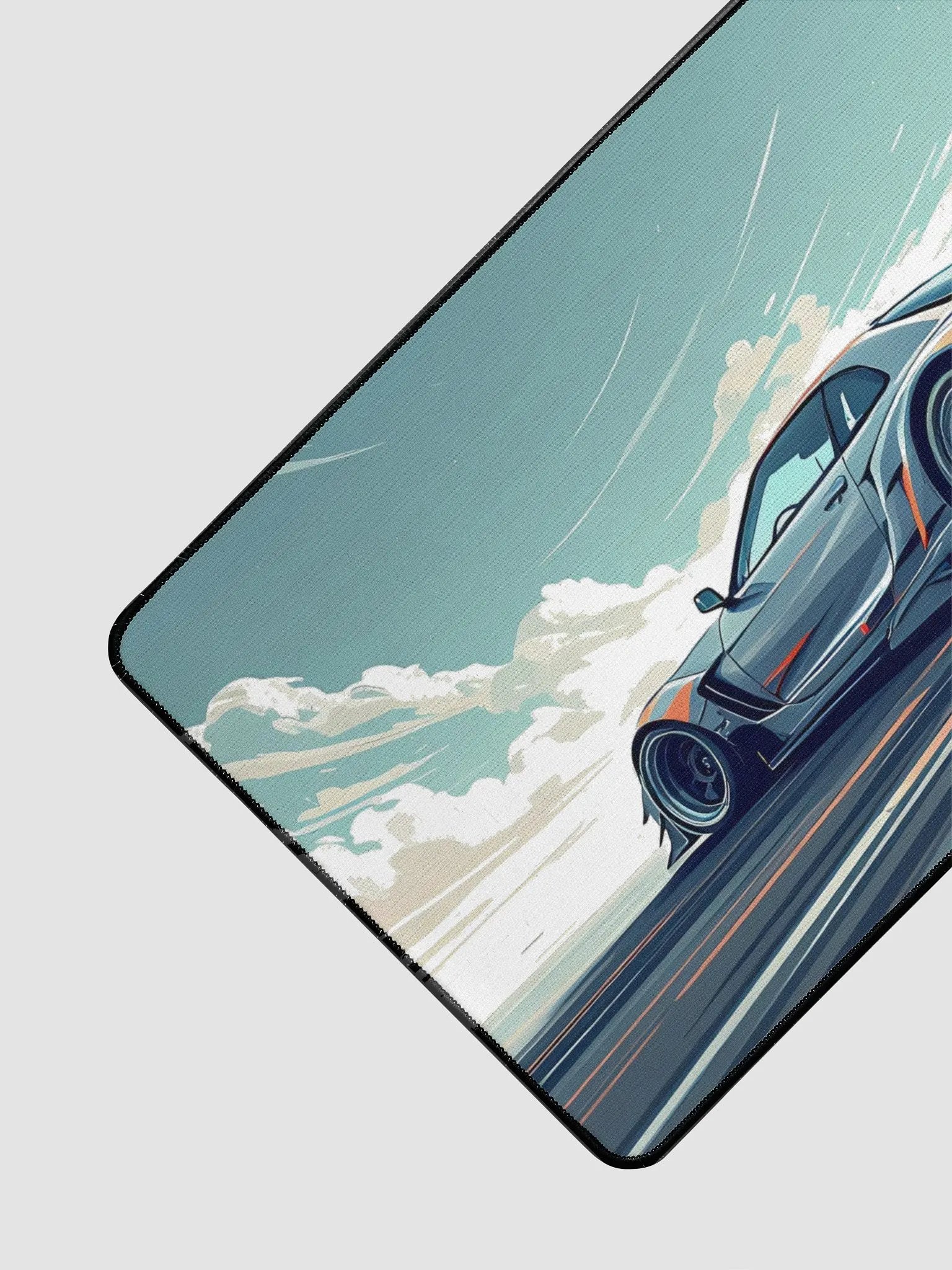 High-Speed Drift Car Desk Mat - Racing Enthusiast Design product image (3)
