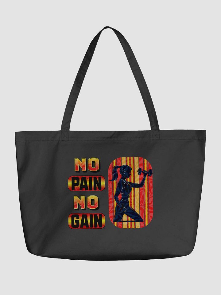 No Pain No Gain Organic Tote product image (2)