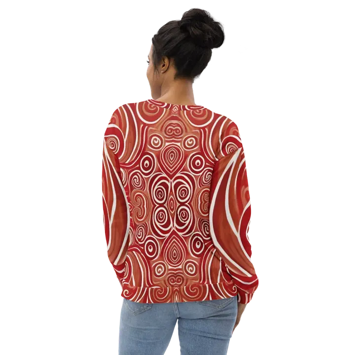 Funky Cherry Swirls Liquid Tie-Dye Sweatshirt product image (2)