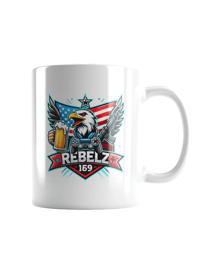 Rebelz169 Distressed Logo Mug product image (3)