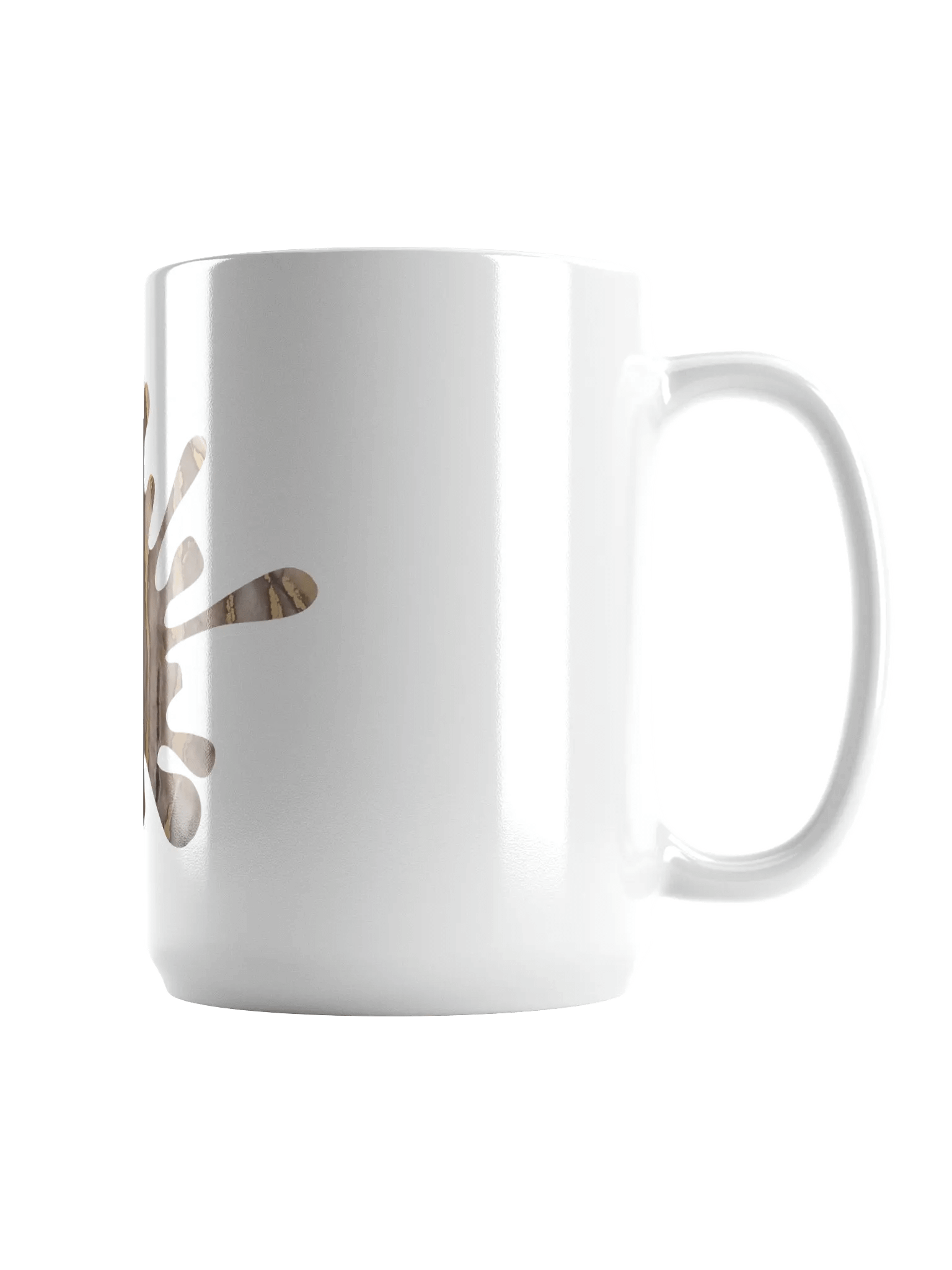 Resin Art Gold Paint Splatter Mug product image (1)