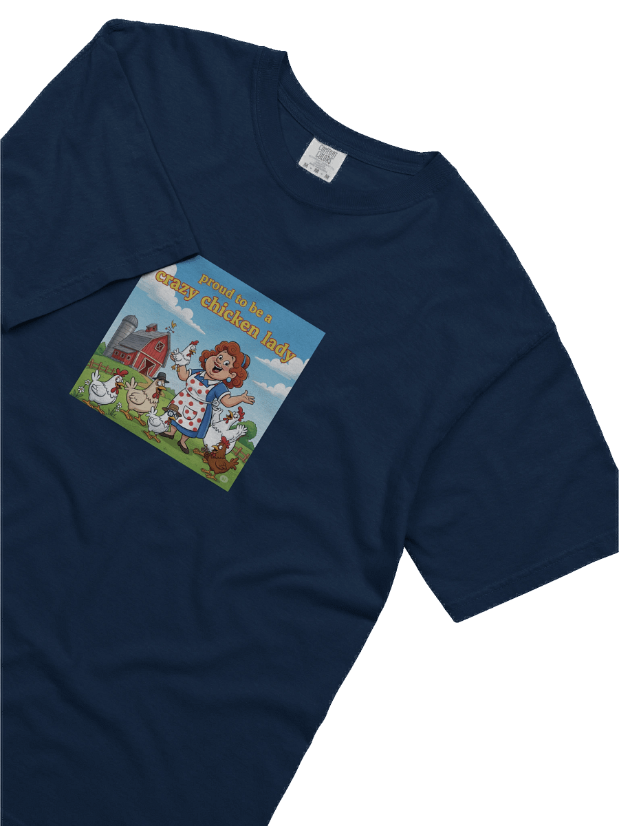 Crazy Chicken Lady Comfort Tee product image (39)