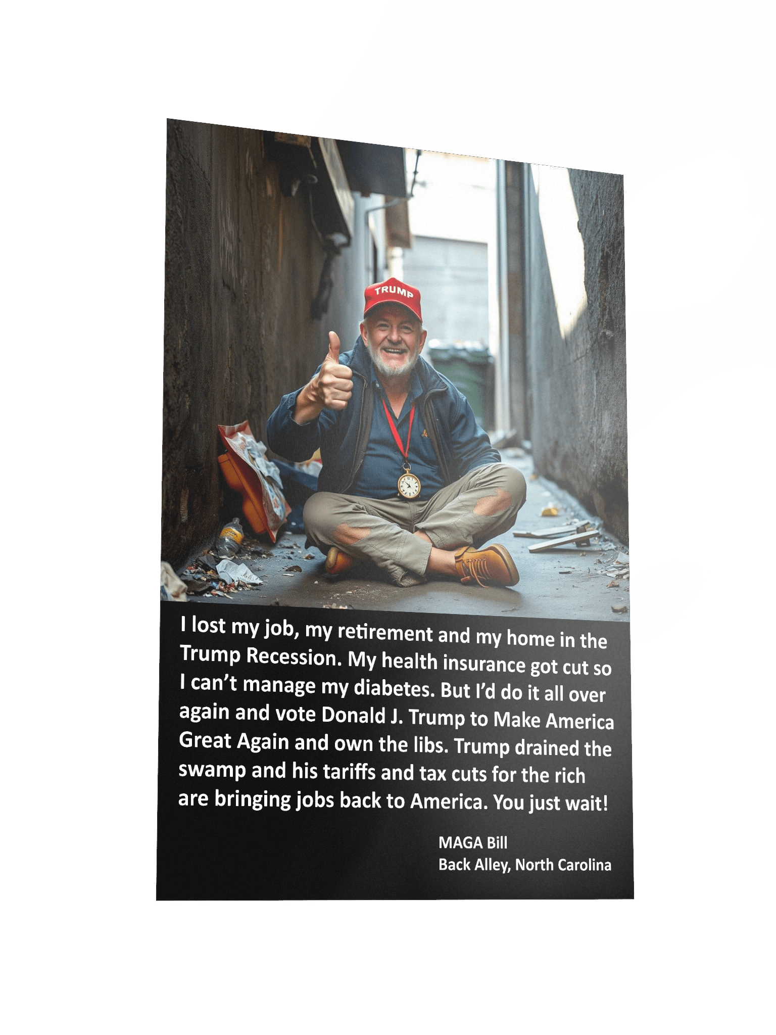 Broke MAGA Bill - FAFO Poster product image (4)
