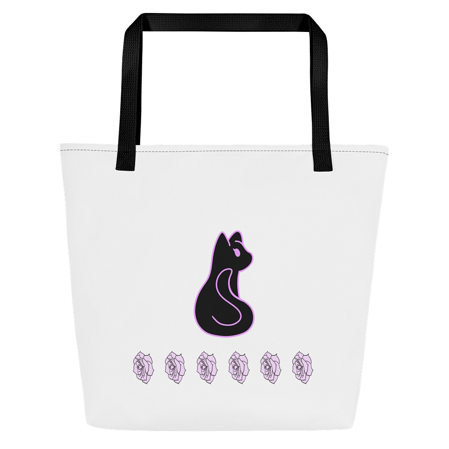 Kitten Frame Roses Tote product image (2)
