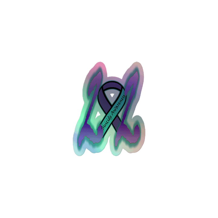 Empowerment Ribbon Holographic Sticker Set product image (1)