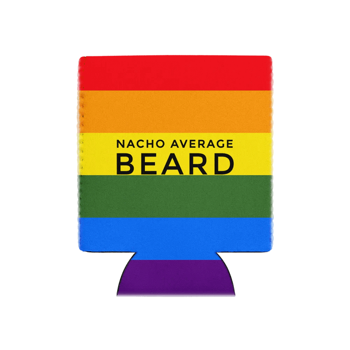 Coozie Can Cooler (Design: Nacho Average Beard) product image (1)