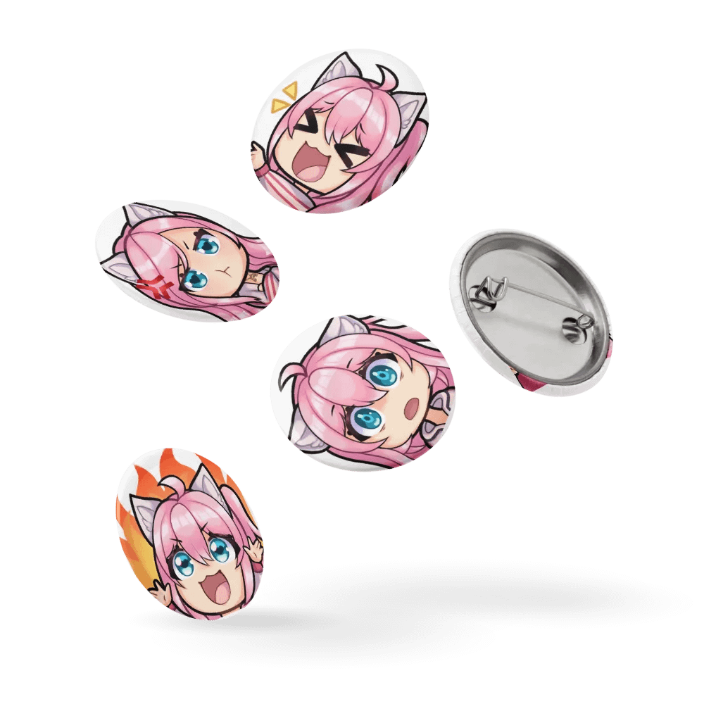 Mysteli Button Pins 1.25