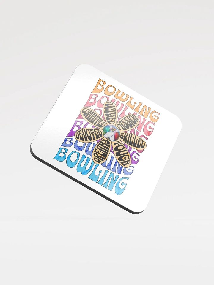 Flower Bowling Focused Dreams Coaster product image (1)