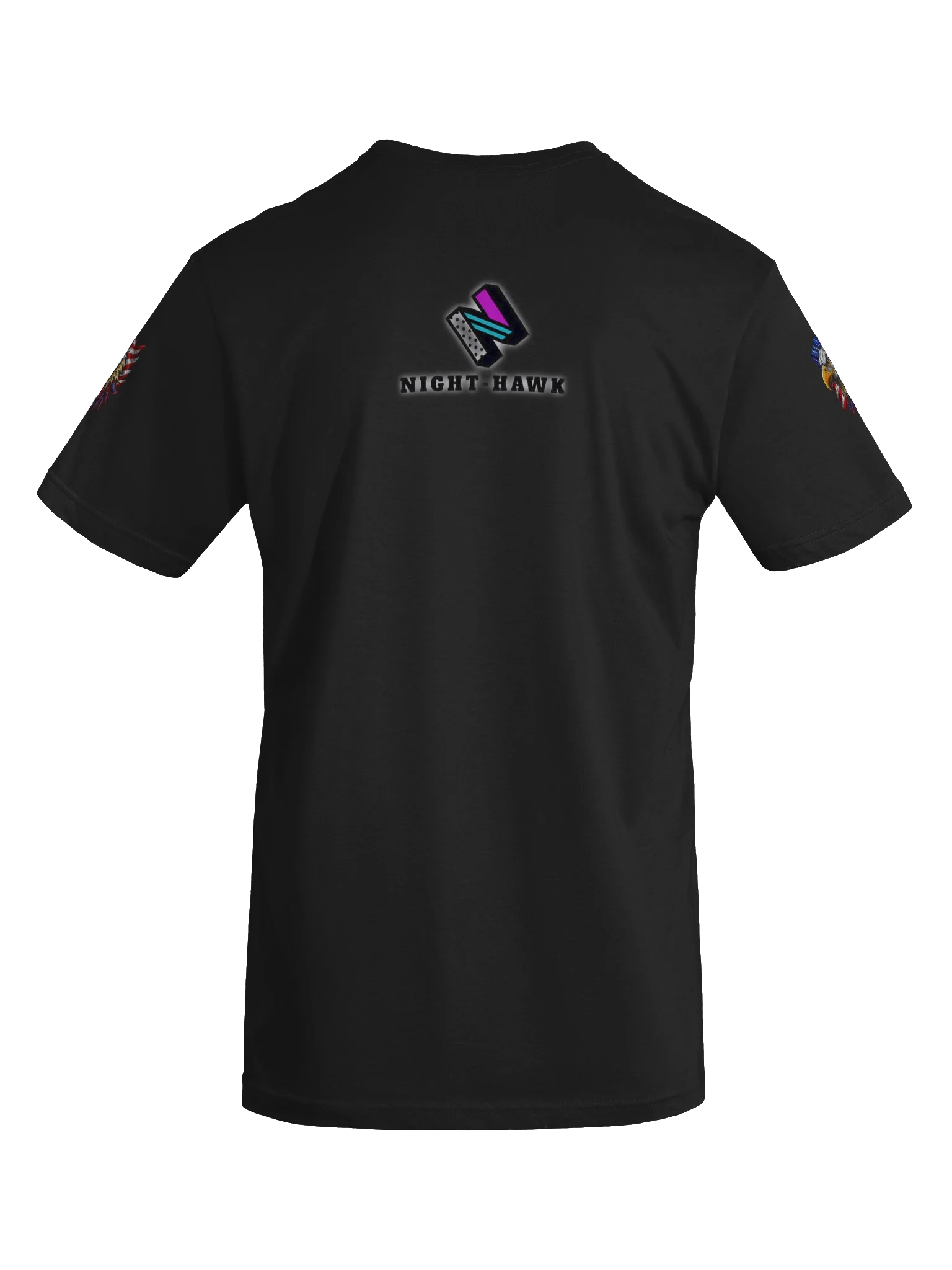 Glowing Night-Hawk Logo T-Shirt product image (10)