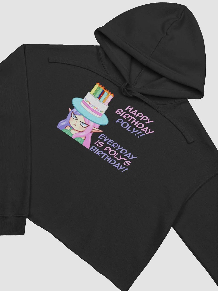 Happy Birthday Poly - Crop hoodie product image (8)