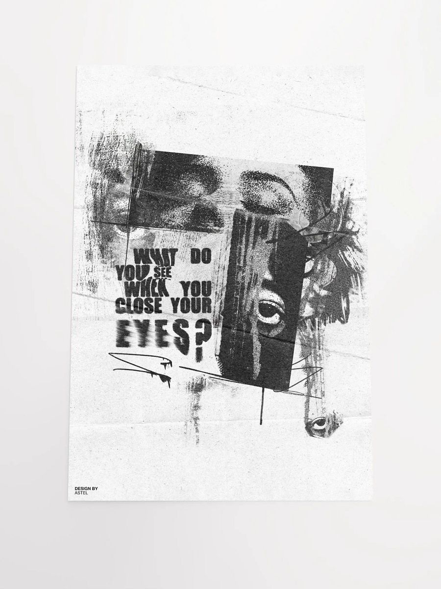 'WHAT DO YOU SEE?' Poster product image (2)