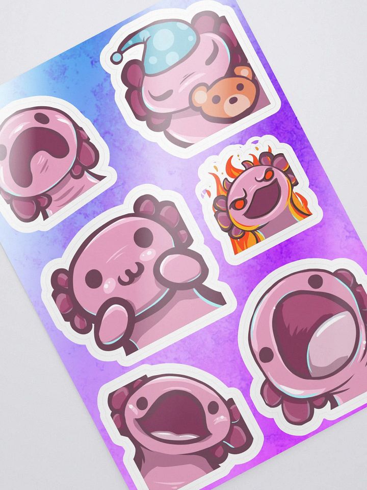 Axolotl stickies set product image (2)