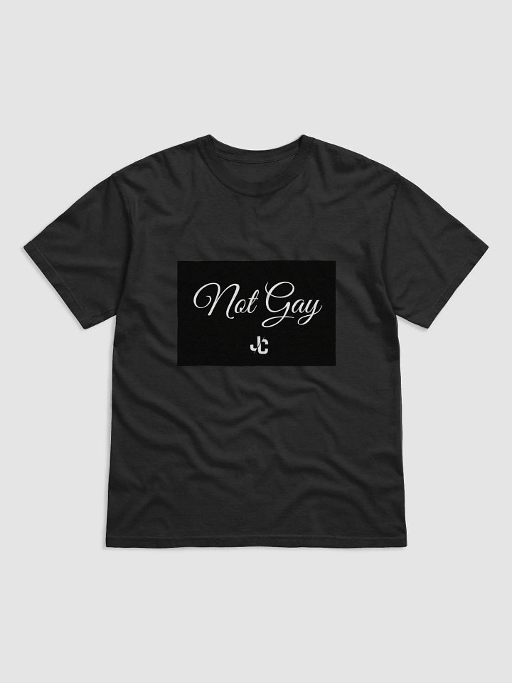 JC not gay t-shirt product image (1)
