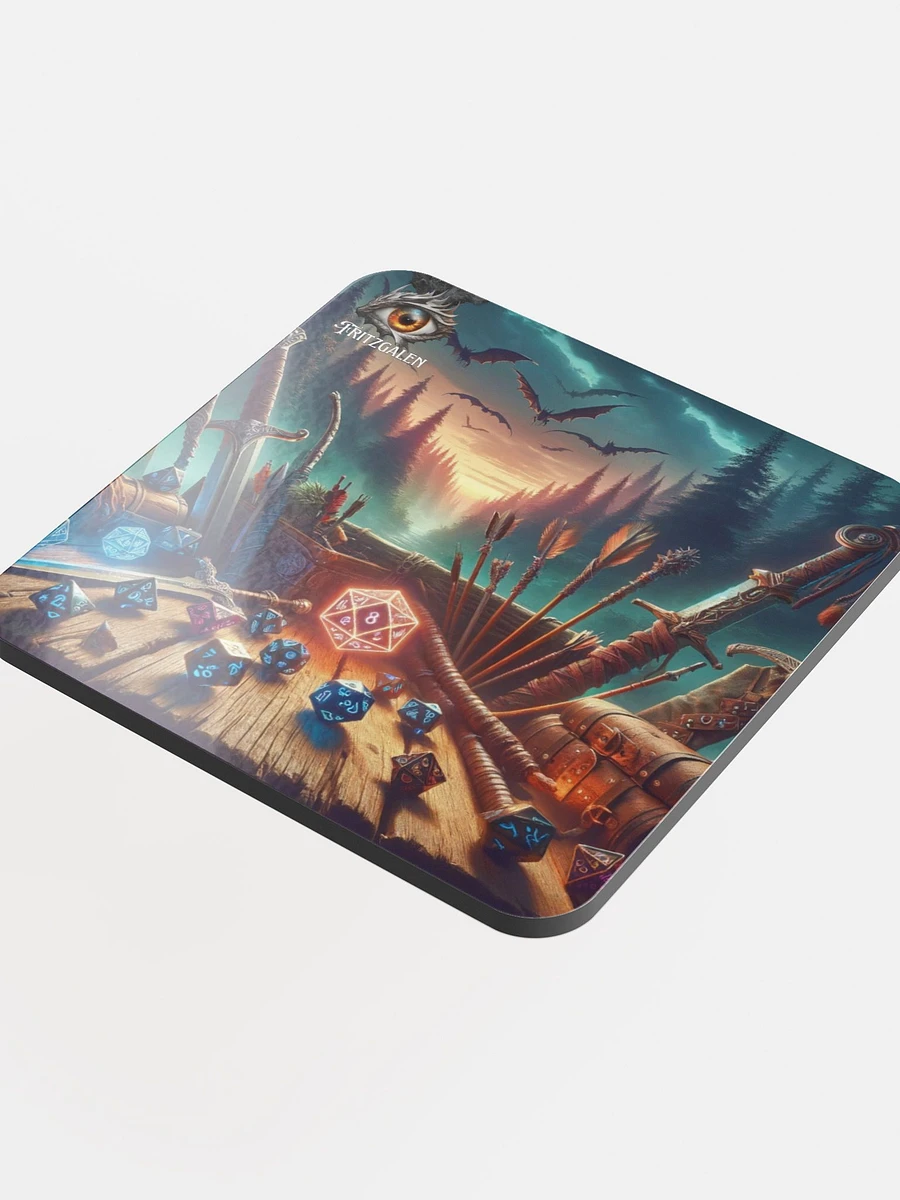 Dice & Blades Drink Coaster product image (4)