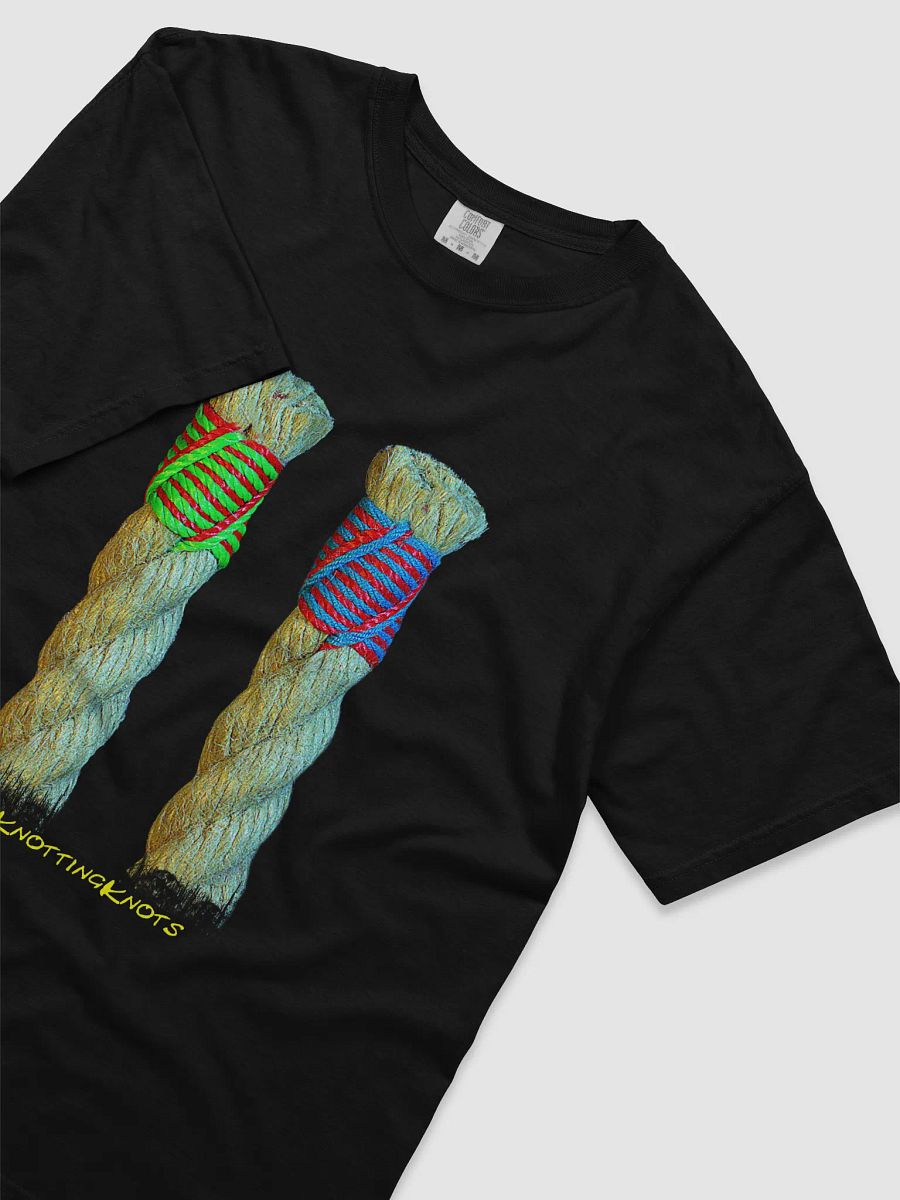 Nautical Sailmaker's Whipping Black T-Shirt product image (3)