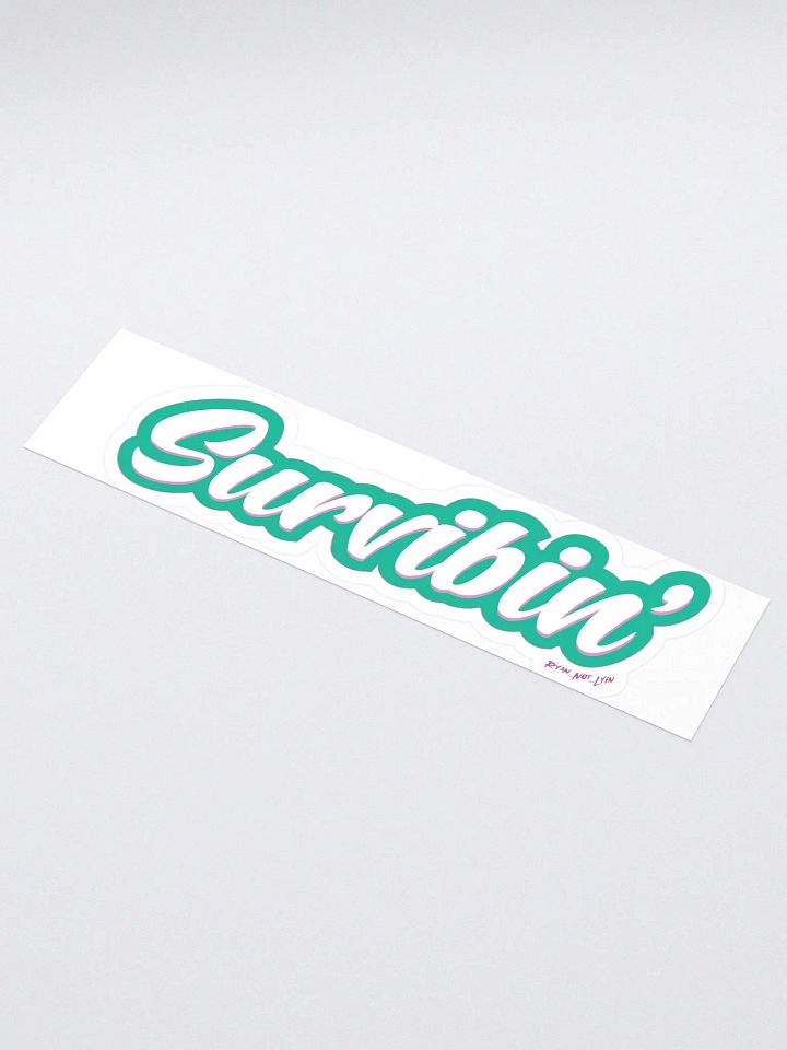 Survibin' Strip Sticker product image (1)