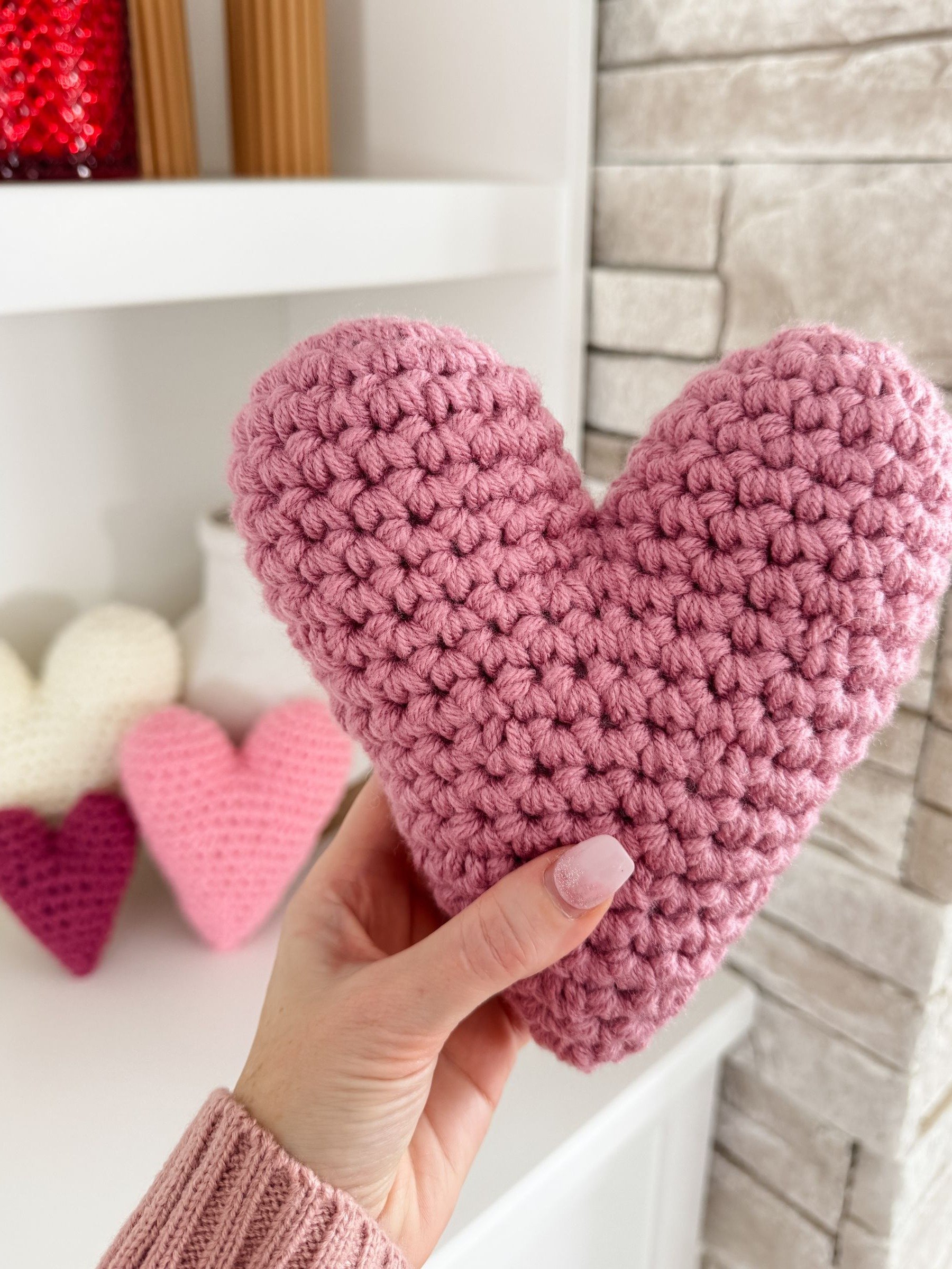 Bulky & Quick Ami Hearts Crochet Pattern product image (8)