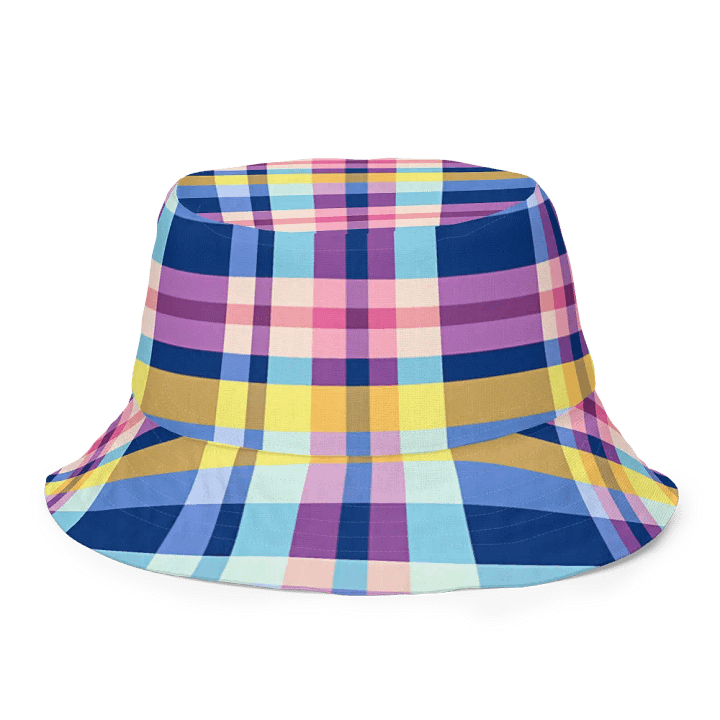 Plaid Paradise Reversible Bucket Hat product image (2)