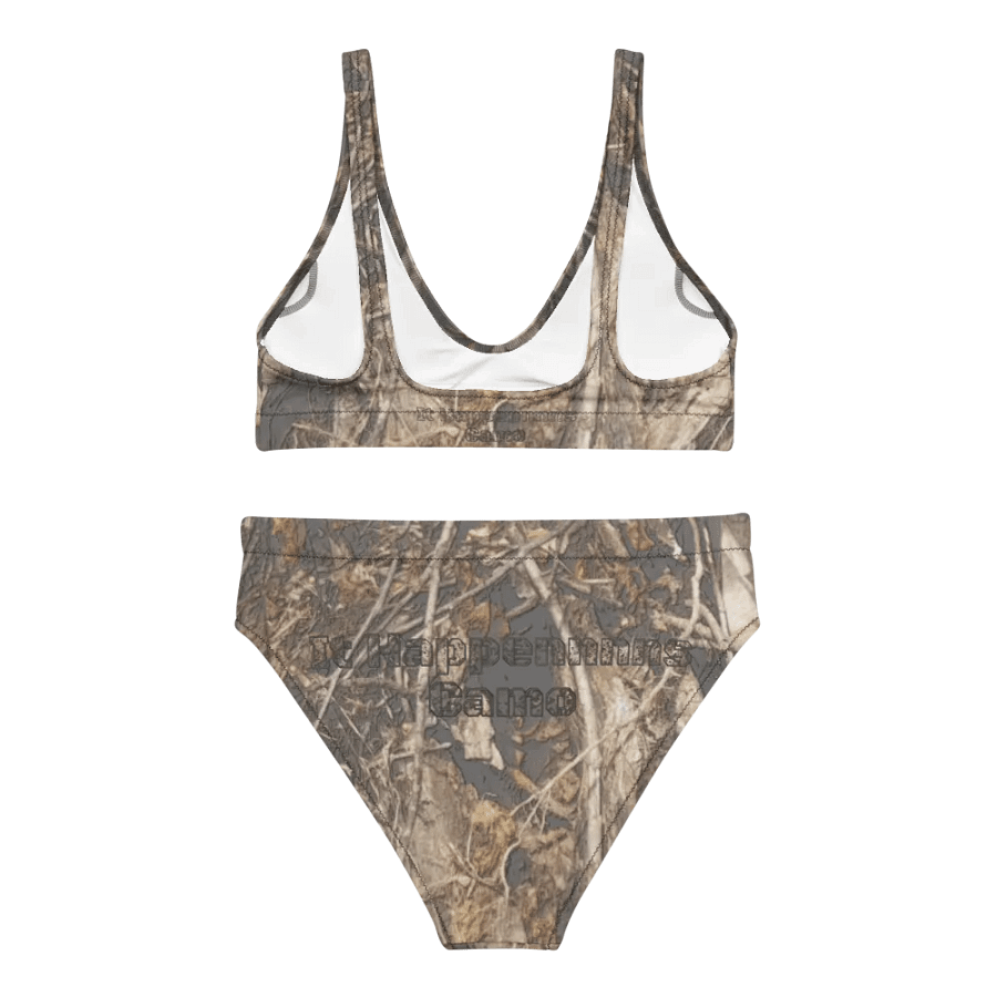 Recycled High Waisted Bikini - Dead Split - It Happennnns Camo product image (10)